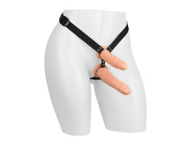 Cinta para pr�tese dupla com argolas de metal - Hot Brasil