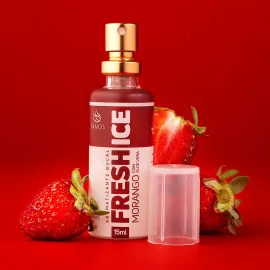 KIT 3X FRESH ICE MORANGO ALOE VERA Akmos -  � Sua Sa�de Bucal