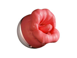Vibrador em Formato de Boca Estimuladora com Suc��o BIG - Importado