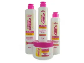 Kit capilar Desmaia Cabelo (shampoo + condicionador + máscara + leave-in) - Apinil