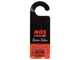 Aviso de porta Kama sutra + Dados H�tero N�o Perturbe - �xtase 