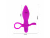 Plug Anal com Estimulador Lateral em Silicone Taylor - 10 Vibraes - Pretty Love
