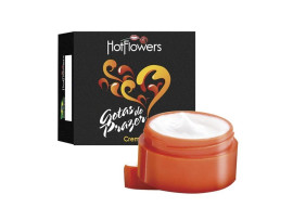Creme Excitante Unissex Gotas do Prazer 4g - Hot Flowers 