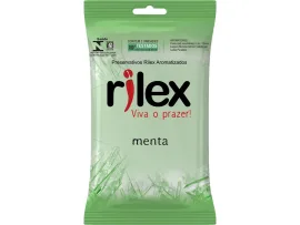 Preservativo com aroma de Menta com 3 unidades - Rilex