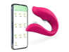 Vibrador de Casal com Pulsao  Longa distncia APP