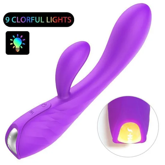 VIBRADOR ESTIMULADOR DE PONTO G E CLIT�RIS RECARREG�VEL MUSES S-HANDE