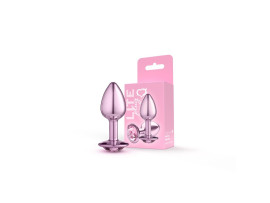 Plug Rosa P com Pedra Rosa Lite 6,8 x 3,2cm - Sexy Fantasy