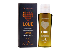�leo de Massagem Afrodis�aco Caramelo (beij�vel) 30g - Sofisticatto