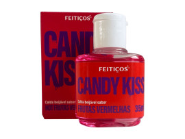 Gel Beijvel Candy Kiss Frutas Vermelhas Hot 35ml - Feitios Aromticos