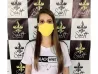 M�scara de prote��o 100% algod�o lisa - Santt