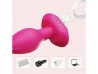 Plug Anal com Vibro e Rota��o - � Longa dist�ncia - APP - S