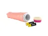Pr�tese Real�stico com Vibrador Rotativo � pilha - 22,5 x 4,3 cm
