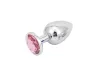 Plug de Metal com Joia Tamanho Grande (9,5 cm) - VM