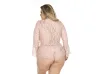 Macaquinho princesa plus size (GG) - Pimenta Sexy