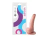Pr�tese 12,5 x 3 cm com escroto e ventosa - Soulsex