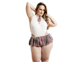 Fantasia Colegial Plus Size - Fcil Prazer