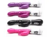 Vibrador Ponto G em Jelly Duplo Recarreg�vel - VibraToy