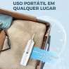 Irrigador Oral Eltrico Porttil Recarregvel - Limpeza Profunda com 3 Modos de Jato Supersnico para Dentes e Gengivas Saudveis, Tanque de 220ml, Fio dental Limpador de dentes, Limpeza Bucal, Clareador Dental