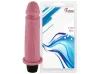 Pr�tese 17 X 4,2 cm com vibrador interno em cyber skin - �xtase