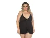 Camisola Dantele aberta Plus Size (GG) - Pimenta Sexy
