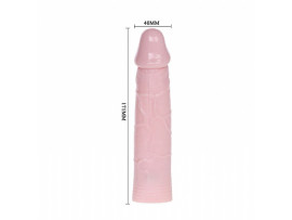 Capa Peniana Extensora em Silicone - Pnis Maior - 19.0 x 4.0 cm - Baile