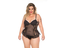 Body Agatha Plus Size (GG) - Pimenta Sexy