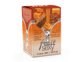 Gel comestvel Fruit Sexy Doce de Leite com Brownie 40ml - Intt