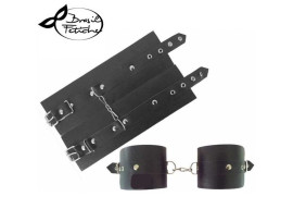 Algema larga em couro sint�tico - Brasil Fetiche