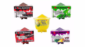 Vela comest�vel sorvete quente 30g - Loka Sensa��o