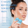 DPGrazzt Rolo de gelo para rosto e olhos, ferramentas de cuidados com a pele 2 em 1, massageador facial para dor muscular inchada, estreita os poros e reduz rugas, rolo de olho corporal com estojo de
