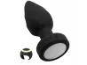 Plug Anal com Touch / Controle Remoto em Formato de Anel