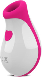 Sugador de Clitris Heart Coraozinho 7 Modos de Velocidades Vibrador Sugador com Lngua de Modos de Vibrao Suco e Lambida Vibran vibrador feminino Vibrador Massageador Recarregvel
