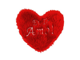 Corao em Pelcia Eu Te Amo - Brasil Fetiche