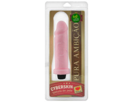Prtese 18 x 5 cm com Vibrador Interno em Cyber Skin - Sexy Fantasy