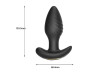 Plug Anal em Silicone Recarregvel - Via APP a Longa Distncia