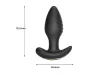 Plug Anal em Silicone Recarreg�vel - Via APP a Longa Dist�ncia