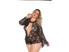 Macaquinho princesa plus size (GG) - Pimenta Sexy