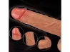 Pr�tese Real�stico em Silicone L�quido com Vai e Vem / Rotativo e Aquecimento - 22,0 x 4,0 cm
