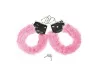 Algema de Metal com Pel�cia Hand Cuffs Pink