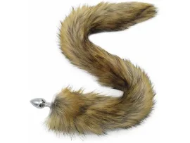 Plug anal (pequeno) com rabo de raposa (de 81 cm)
