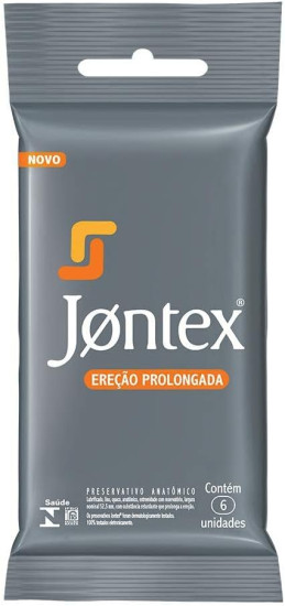 Preservativo Camisinha Jontex Ereo Prolongada - 6 Unidades