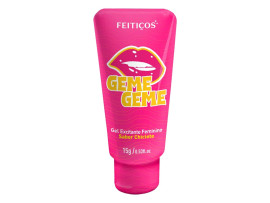 Gel Excitante Feminino Geme Geme - Sabor Chiclete 15g - Feitios Aromticos