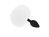 Plug Anal em Silicone - Pompom de Coelho - Tamanho Grande