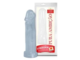Capa Peniana 19 x 5 cm em Cyber Skin incolor - Sexy Fantasy 