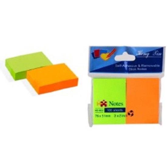 Bloco De Anotaes Adesivo 200 Folhas 2 Ps Colorido