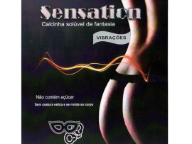 Calcinha comest�vel plus size (GG) Sensation Vibra��es (com efeito vibrat�rio) - Caminhos do amor