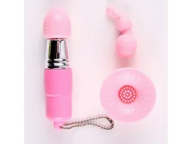 Vibrador com 3 cabe�as Estimuladoras - Importado