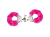 Algema de Metal com Pel�cia Hand Cuffs Rosa