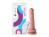 Pr�tese 17 x 3,5 cm com ventosa e vibrador externo - Soulsex