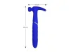 Vibrador de Ponto G com formato de Martelo - Importado
